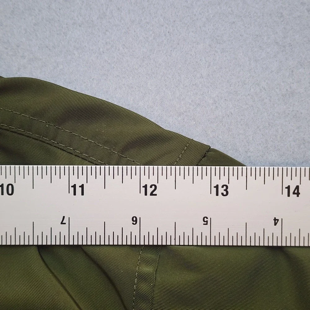 Wonder Nation Boys Bomber Jacket Green Full Zip Lightweight Size 6-7 Small
